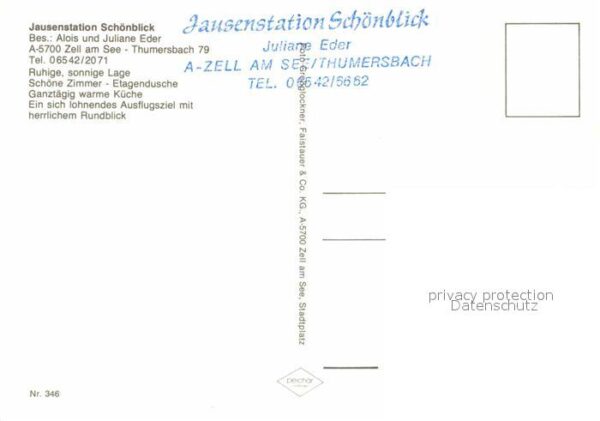 Zell See Jausenstation Schönblick – Bild 2