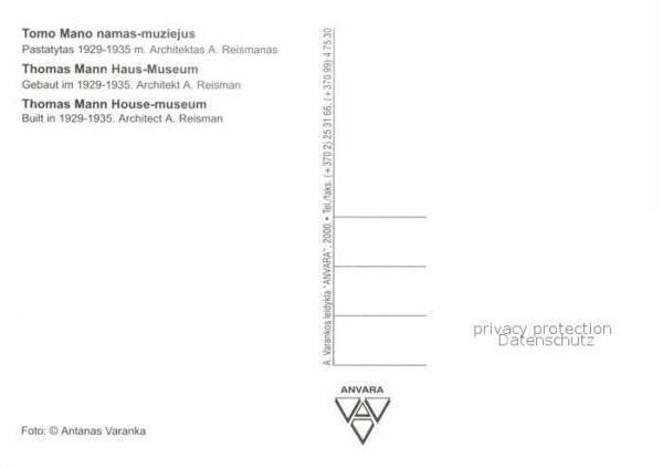 Nida Tomo Mano namas-muziejus – Bild 2