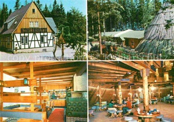 Sosa Erzgebirge Konsum Gaststätte Köhlerhütte Meiler