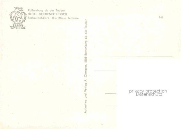 Rothenburg Tauber Hotel Goldener Hirsch – Bild 2