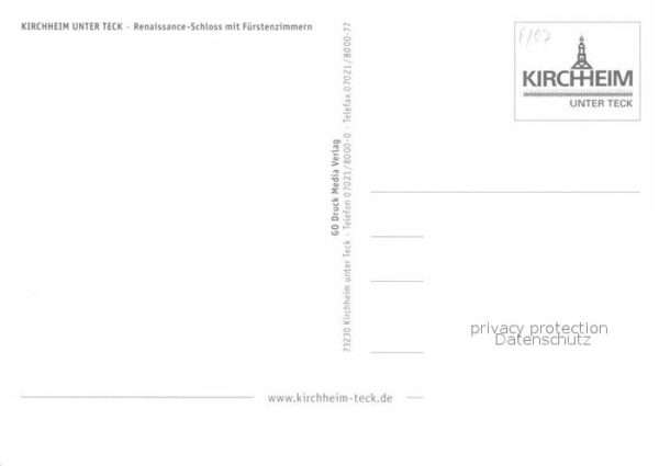 Kirchheim Teck Renaissance-Schloss Fürstenzimmern – Bild 2