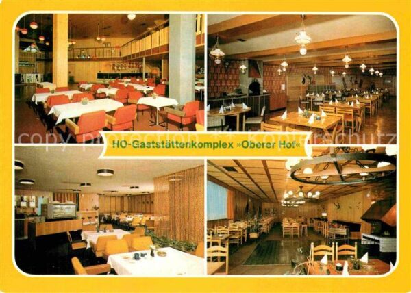 Oberhof Thueringen HO-Gaststättenkomplex Oberer Hof