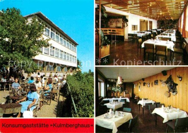 Saalfeld Saale Konsumgaststätte Kulmberghaus