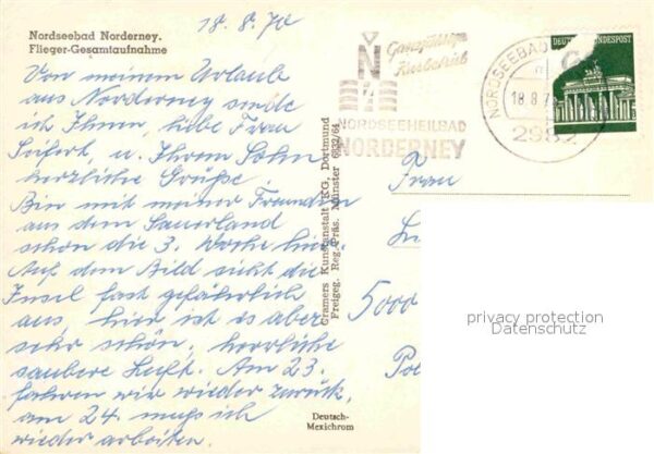 Norderney Nordseebad Fliegeraufnahme – Bild 2