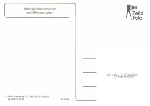 Manderscheid Eifel Eifelsanatorium – Bild 2