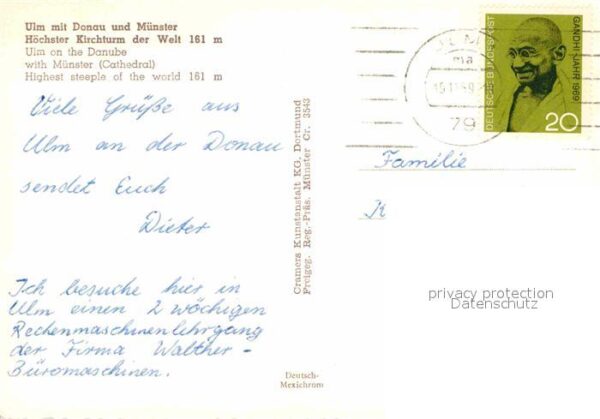 Ulm Donau Münster Kirchturm – Bild 2