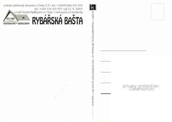 Cheb Eger Restaurant Rybarska Basta – Bild 2