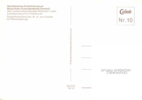 Detmold Westfälisches Freilichtmuseum Doppelheu – Bild 2