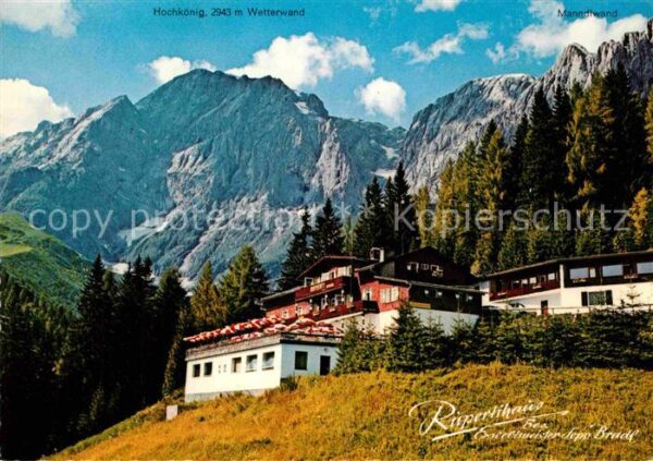 Muehlbach Hochkoenig Alpengasthof Rupertihaus Wetterwand