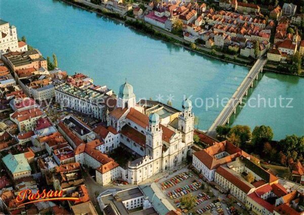 Passau Residenzplatz Dom Domplatz Innbrücke