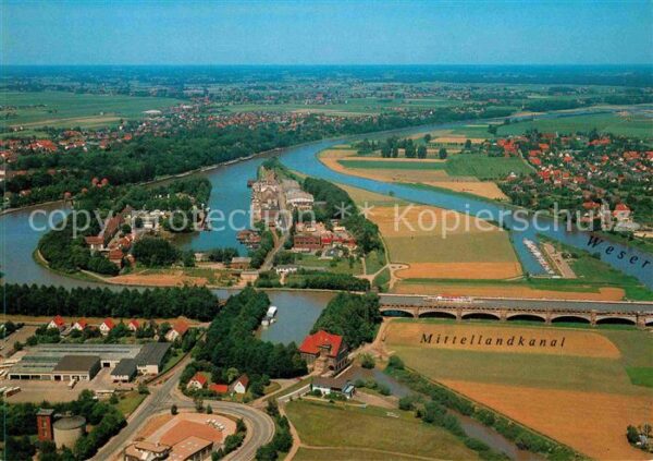 Minden Westfalen Wasserstrassenkreuz Schachtschleuse
