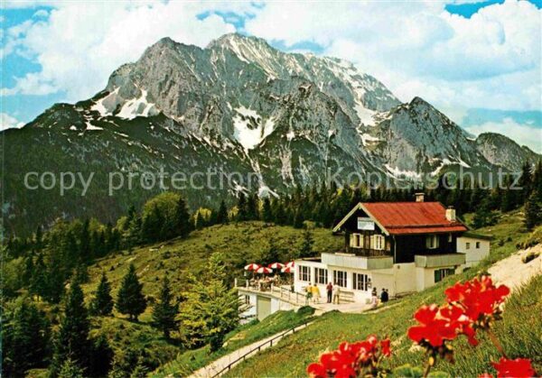 Mittenwald Bayern Kranzberg Kranzberhaus Wettersteinspitz
