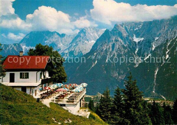 Mittenwald Bayern Kranzberg Kranzberghaus Karwendelgebirg