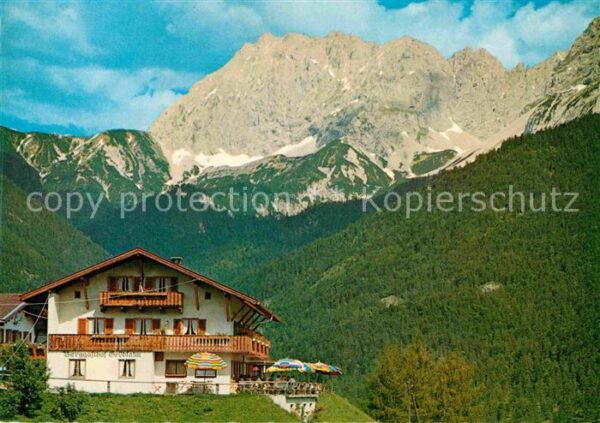 Mittenwald Bayern Berggasthof Gröblalm