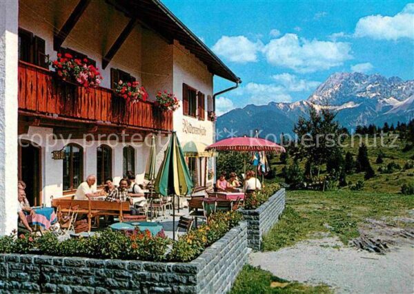 Mittenwald Bayern Berggasthof Wildenseehütte