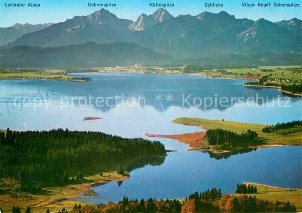 Forggensee Schwangau Schlicke Vilser Kegel Sebenspitze Flieg