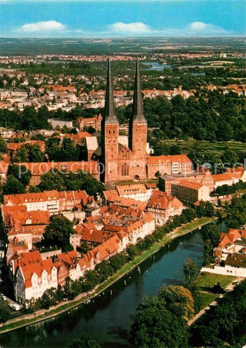 Luebeck Fliegeraufnahme