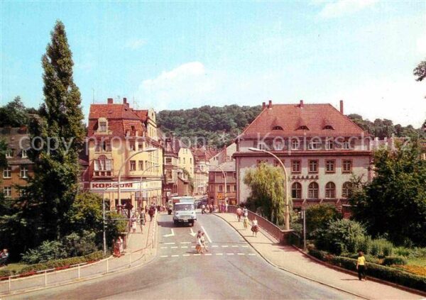 Greiz Thueringen Kreuzung F92 F 94 Friedensbrücke