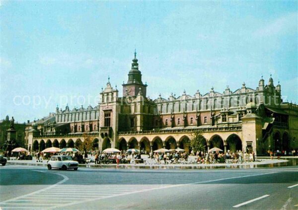 Krakow Krakau Rynek Glowny Sukiennice