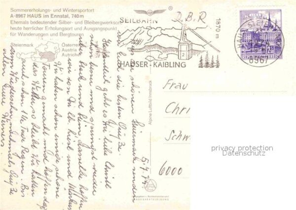 Haus Ennstal Fliegeraufnahme – Bild 2
