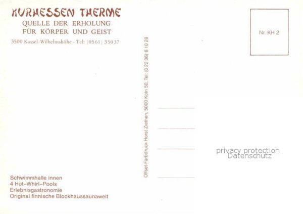 Wilhelmshoehe Kassel Kurhessen Therme – Bild 2
