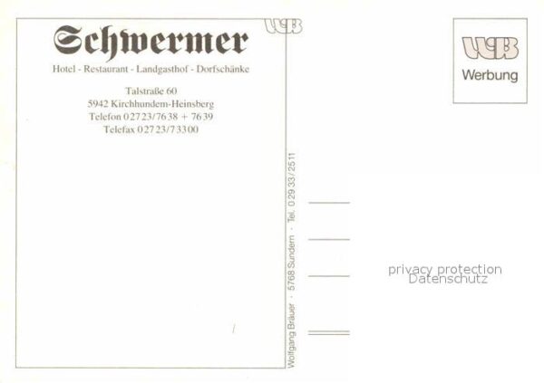 Heinsberg Westfalen Hotel-Restaurant Schwermer – Bild 2