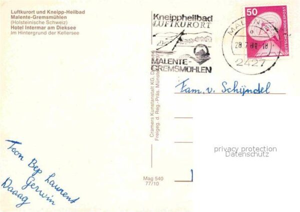 Malente-Gremsmuehlen Hotel Intermar am Dieksee Kellersee Fli – Bild 2