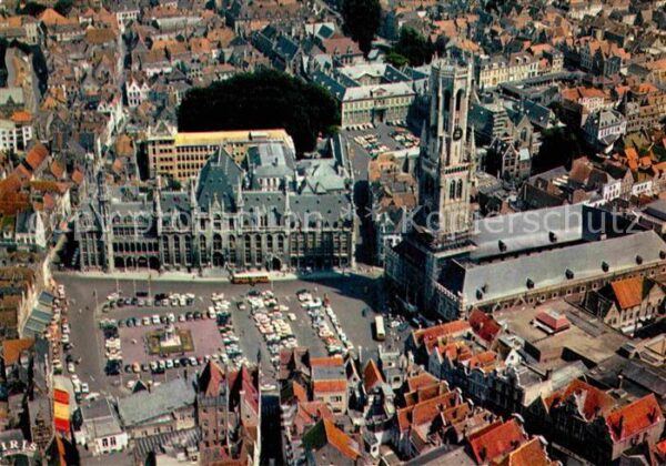 Brugge Panorama Fliegeraufnahme