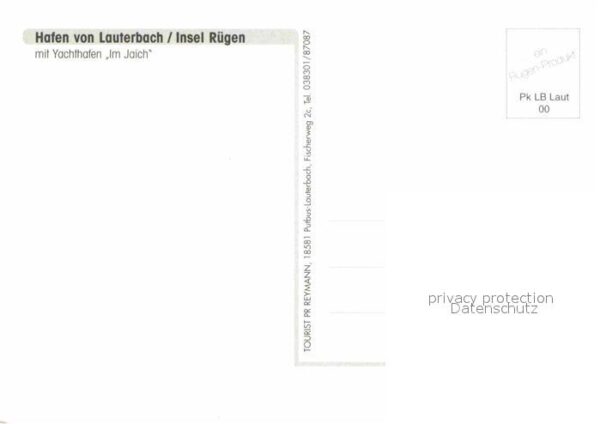 Insel Ruegen Hafen Lauterbach Fliegeraufnahme Yachth – Bild 2