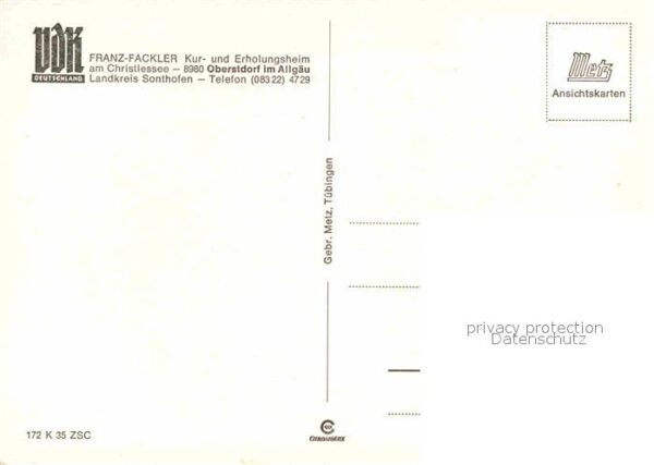 Oberstdorf Franz-Fackler Kur- und Erholungsheim – Bild 2