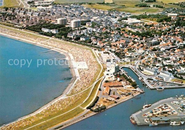 Buesum Nordseebad Fliegeraufnahme