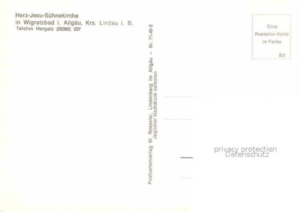 Wigratzbad Herz-Jesu-Sühnekirche Fliegeraufnahme – Bild 2