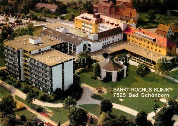 Bad Schoenbrunn Menzingen ZG Sankt Rochus Klinik Fliegeraufnahme