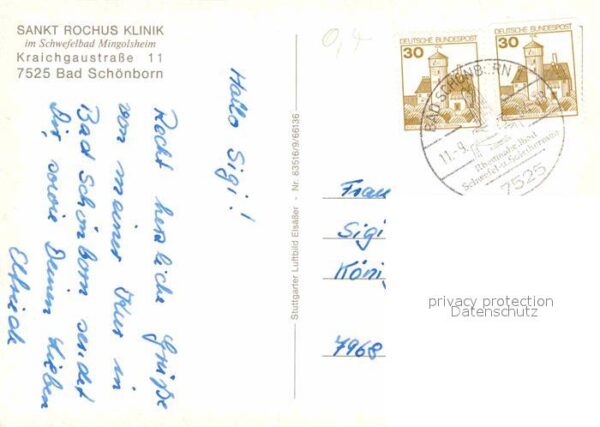 Bad Schoenbrunn Menzingen ZG Sankt Rochus Klinik Fliegeraufnahme – Bild 2
