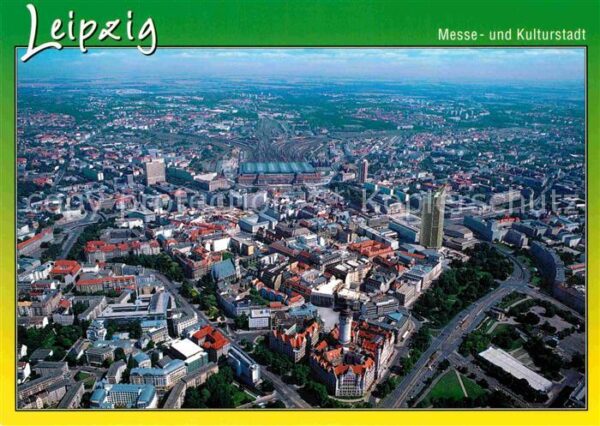 Leipzig Fliegeraufnahme