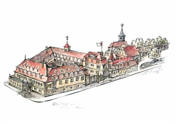 Biebelried Hotel Leicht Künstlerkarte