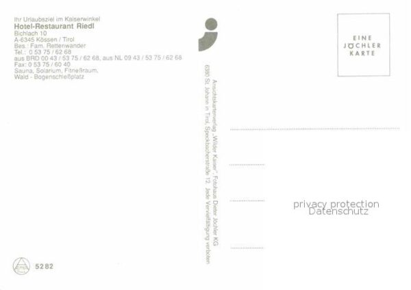 Koessen Tirol Hotel-Restaurant Riedl Walchsee – Bild 2