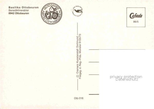 Ottobeuren Basilika Ottobeuren Fliegeraufnahme – Bild 2