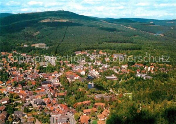Braunlage Gesamtansicht Fliegeraufnahme Wurmberg