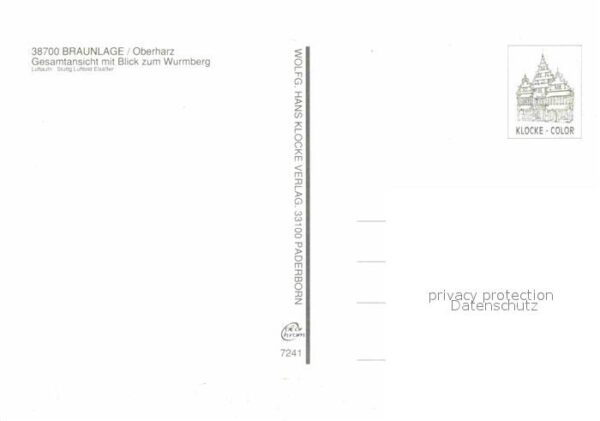 Braunlage Gesamtansicht Fliegeraufnahme Wurmberg – Bild 2