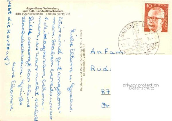 Volkers Bad Brueckenau Jugendhaus Volkersberg Katholische Land – Bild 2