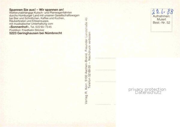 Geringhausen Kutschfahrt Sonnenhof – Bild 2