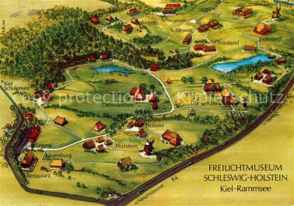 Rammsee Kiel Lageplan Schleswig-Holsteinisches Freil