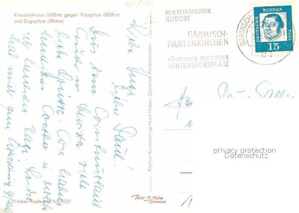 Garmisch-Partenkirchen Kreuzeckhaus Alpspitze Zugspitze – Bild 2