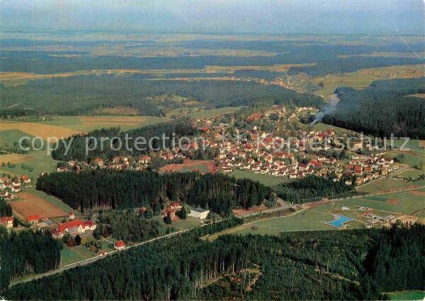 Koenigsfeld Schwarzwald Fliegeraufnahme