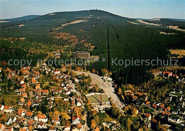 Braunlage Fliegeraufnahme Eisstadion Seilbahn Hot