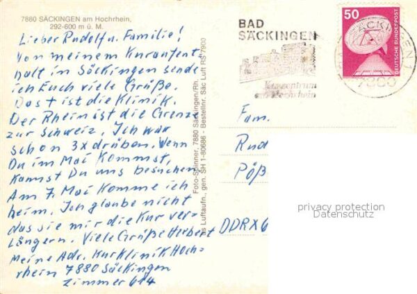 Saeckingen Rhein Fliegeraufnahme – Bild 2