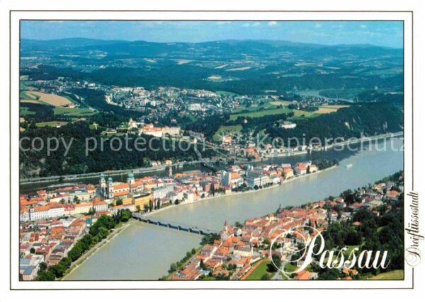 Passau Fliegeraufnahme