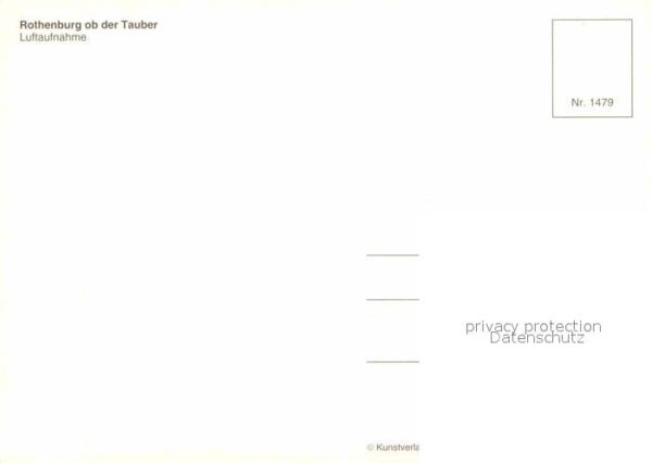Rothenburg Tauber Fliegeraufnahme – Bild 2