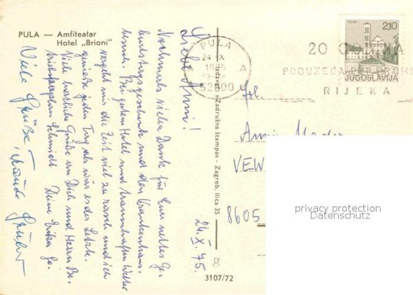 Pola Pula Croatia Amfiteatar Hotel Brioni – Bild 2